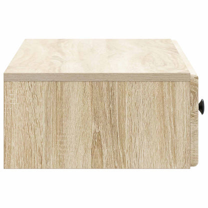 Wall-Mounted Side Table Sonoma Oak 87.5 x 34.5 x 17 cm