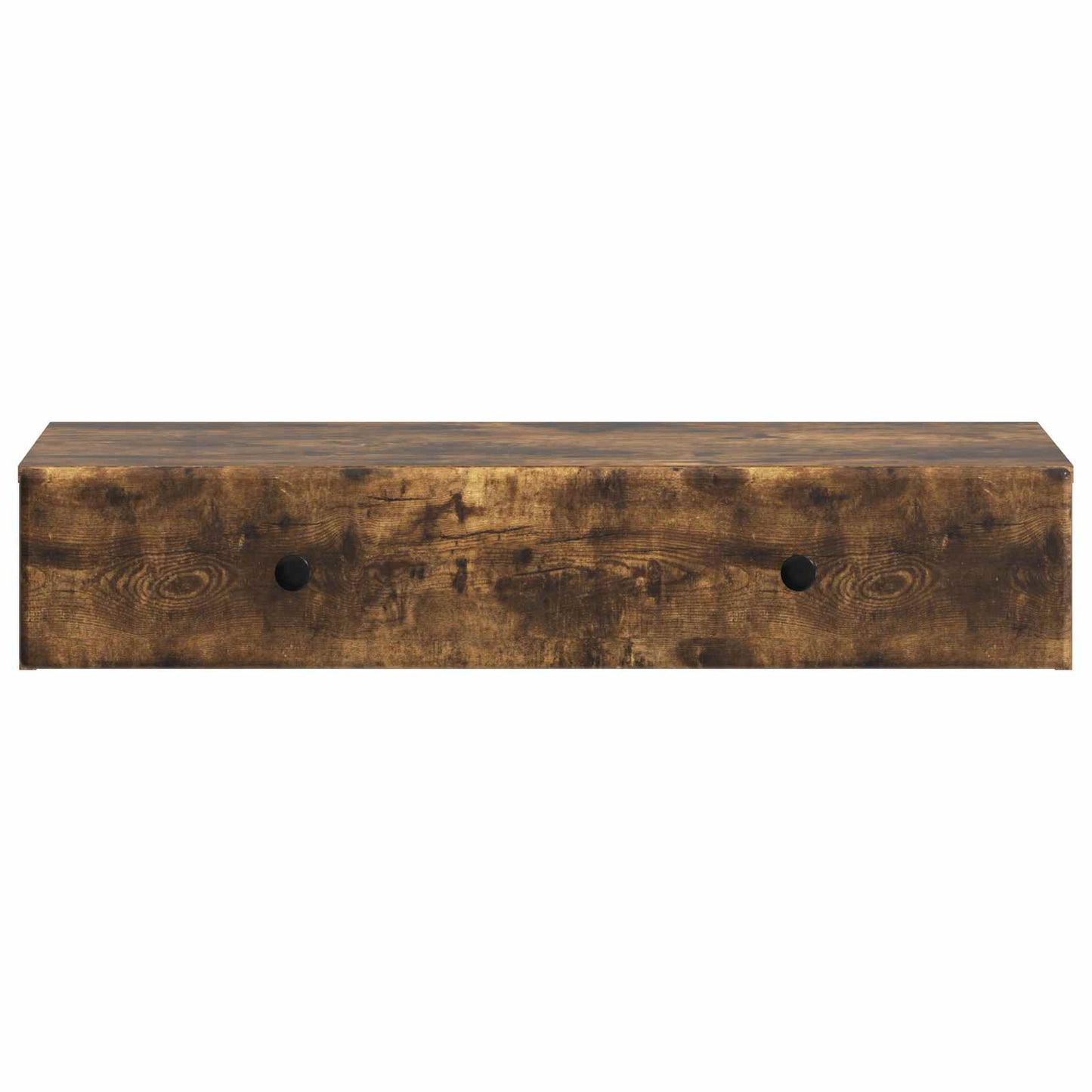 Wall-Mounted Side Table Smoked Oak 87.5 x 34.5 x 17 cm