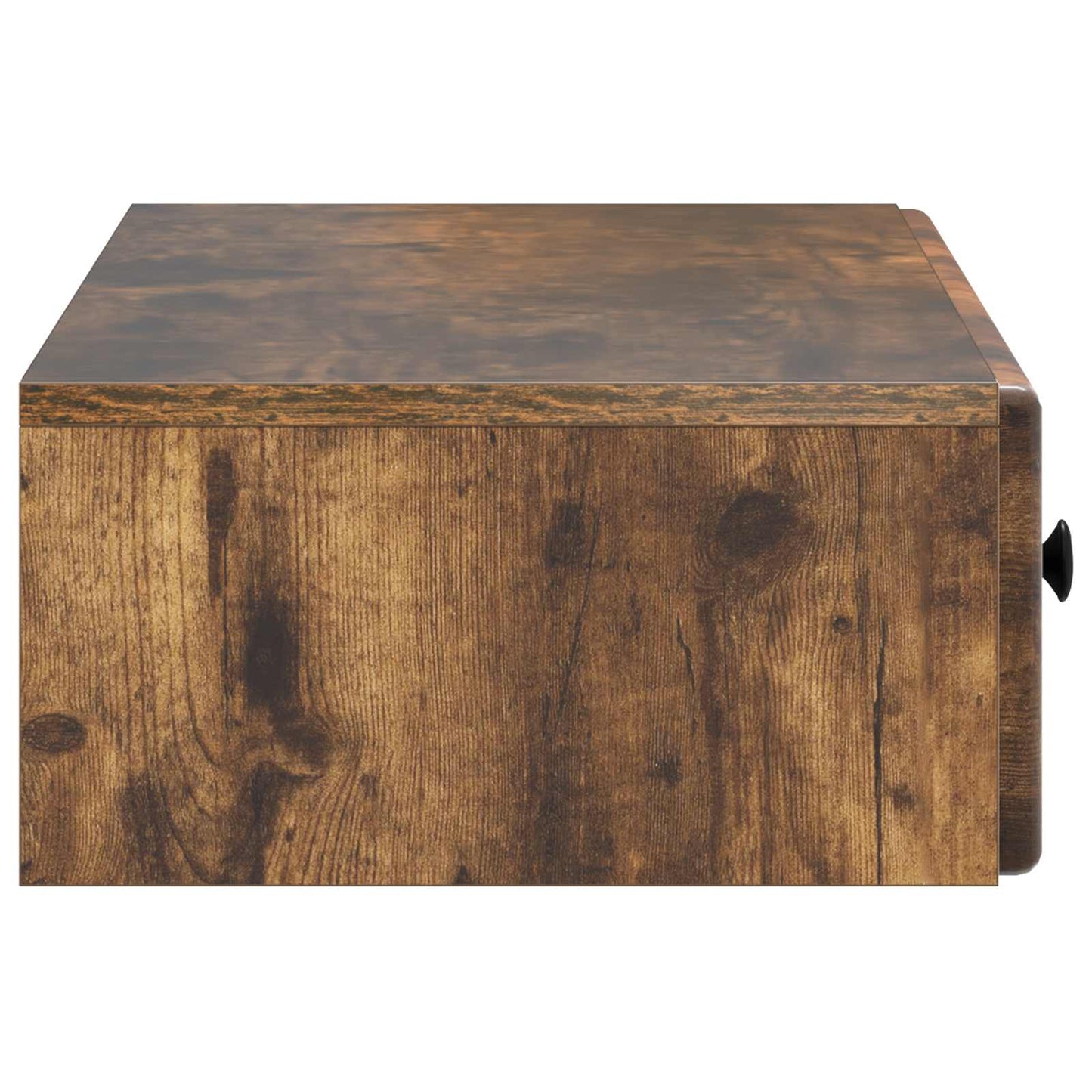 Wall-Mounted Side Table Smoked Oak 87.5 x 34.5 x 17 cm