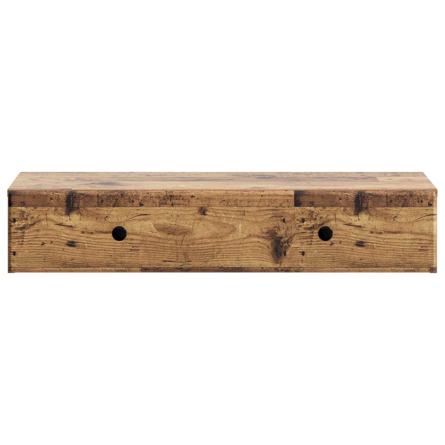 Wall-Mounted Side Table Old Wood 87.5 x 34.5 x 17 cm