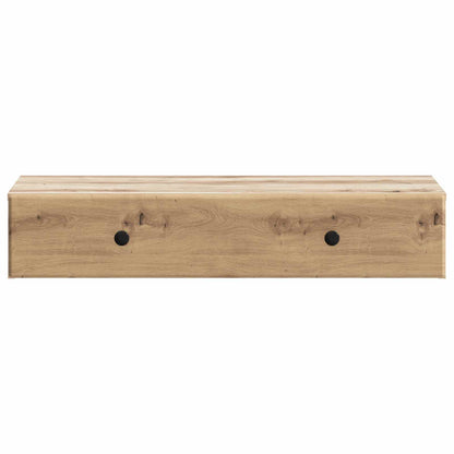 Wall-Mounted Side Table Artisan Oak 87.5 x 34.5 x 17 cm