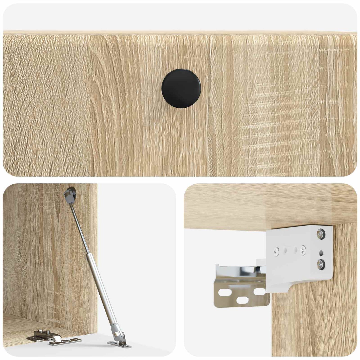 Wall-Mounted TV Cabinet 59.5 x 41 x 30 cm Sonoma Oak