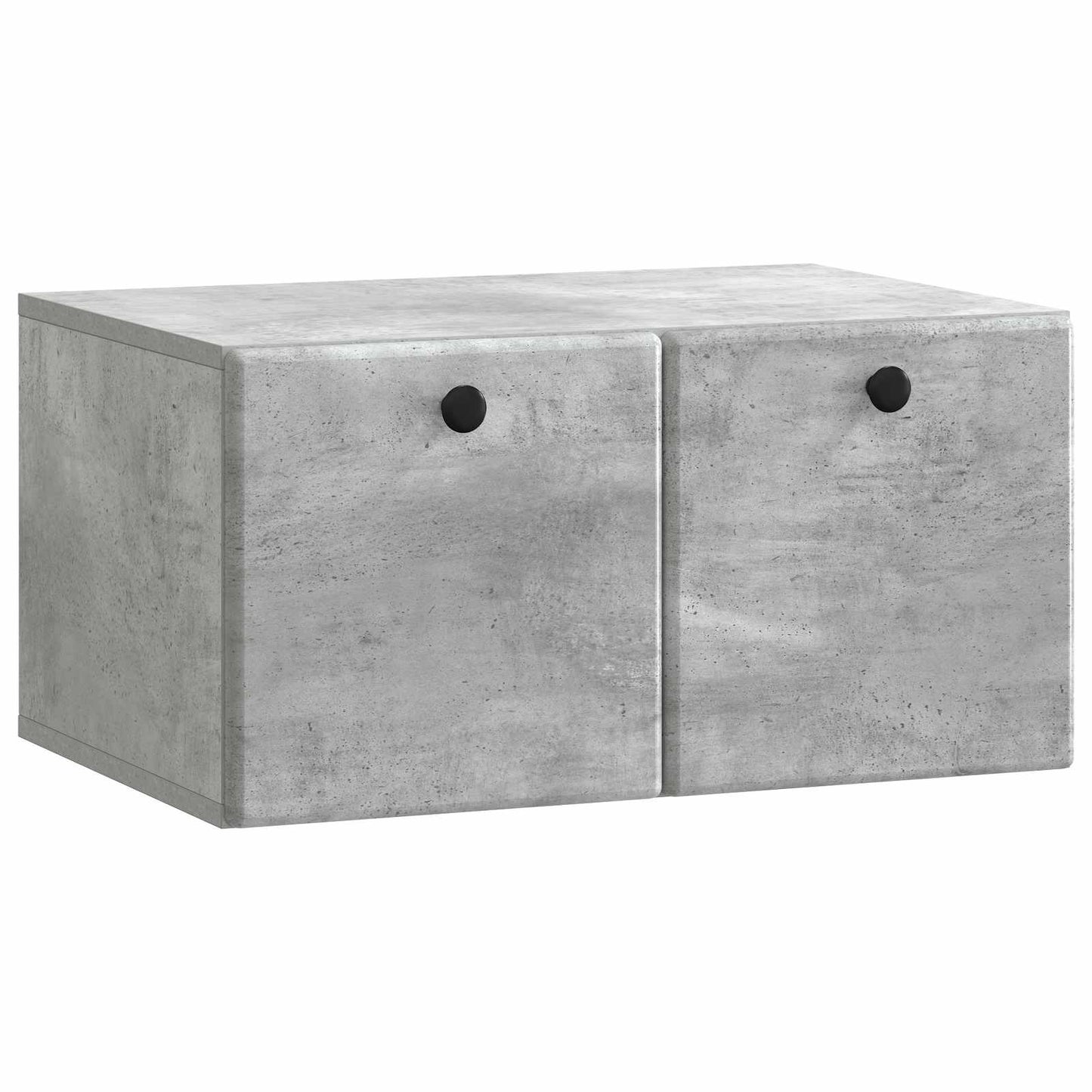 Wall-Mounted TV Cabinet 59.5 x 41 x 30 cm Concrete Grey