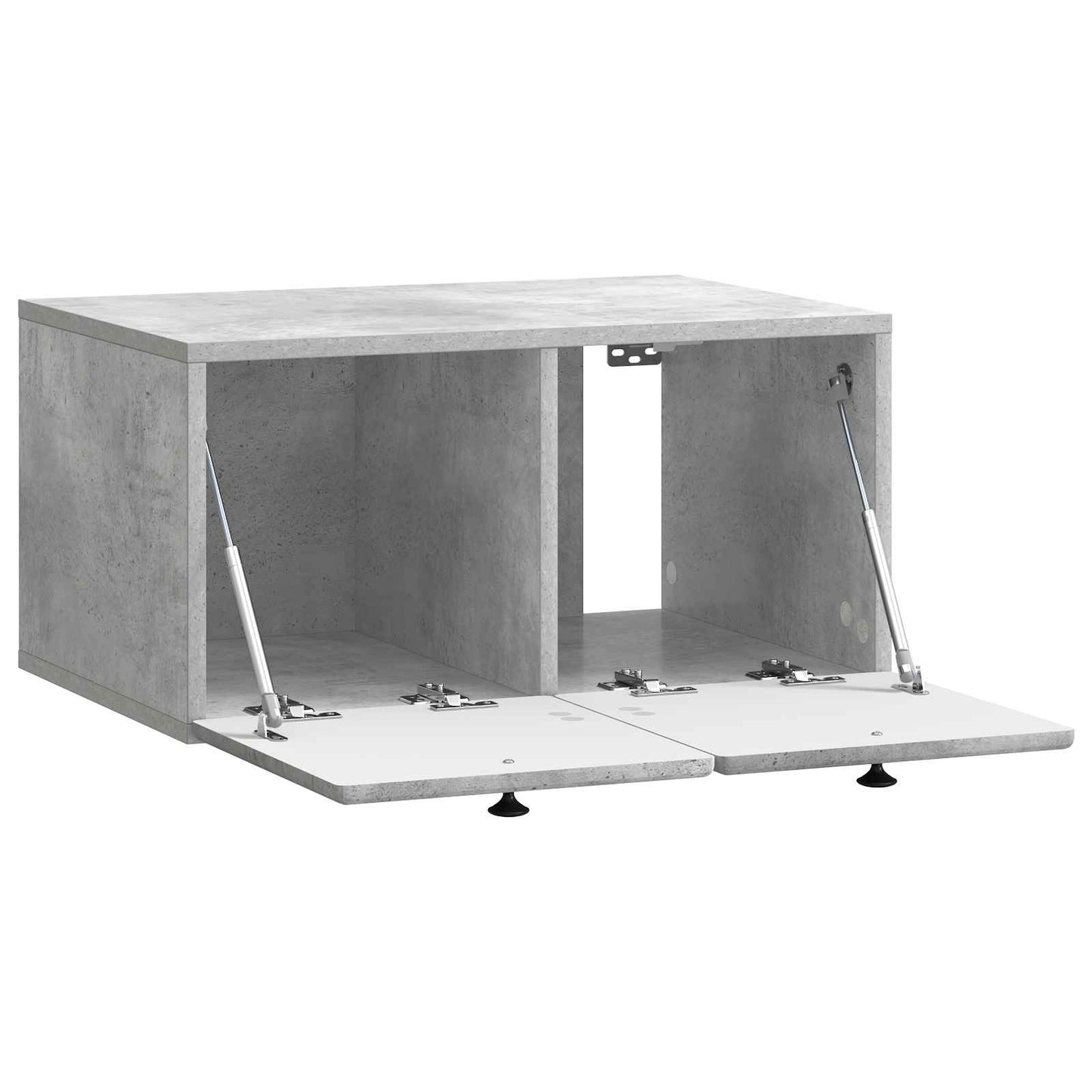 Wall-Mounted TV Cabinet 59.5 x 41 x 30 cm Concrete Grey