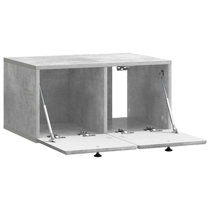 Wall-Mounted TV Cabinet 59.5 x 41 x 30 cm Concrete Grey