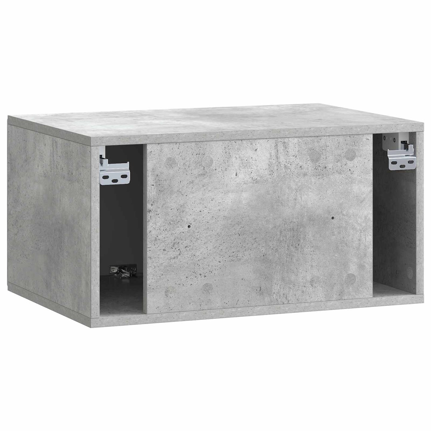 Wall-Mounted TV Cabinet 59.5 x 41 x 30 cm Concrete Grey