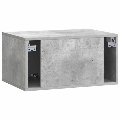 Wall-Mounted TV Cabinet 59.5 x 41 x 30 cm Concrete Grey