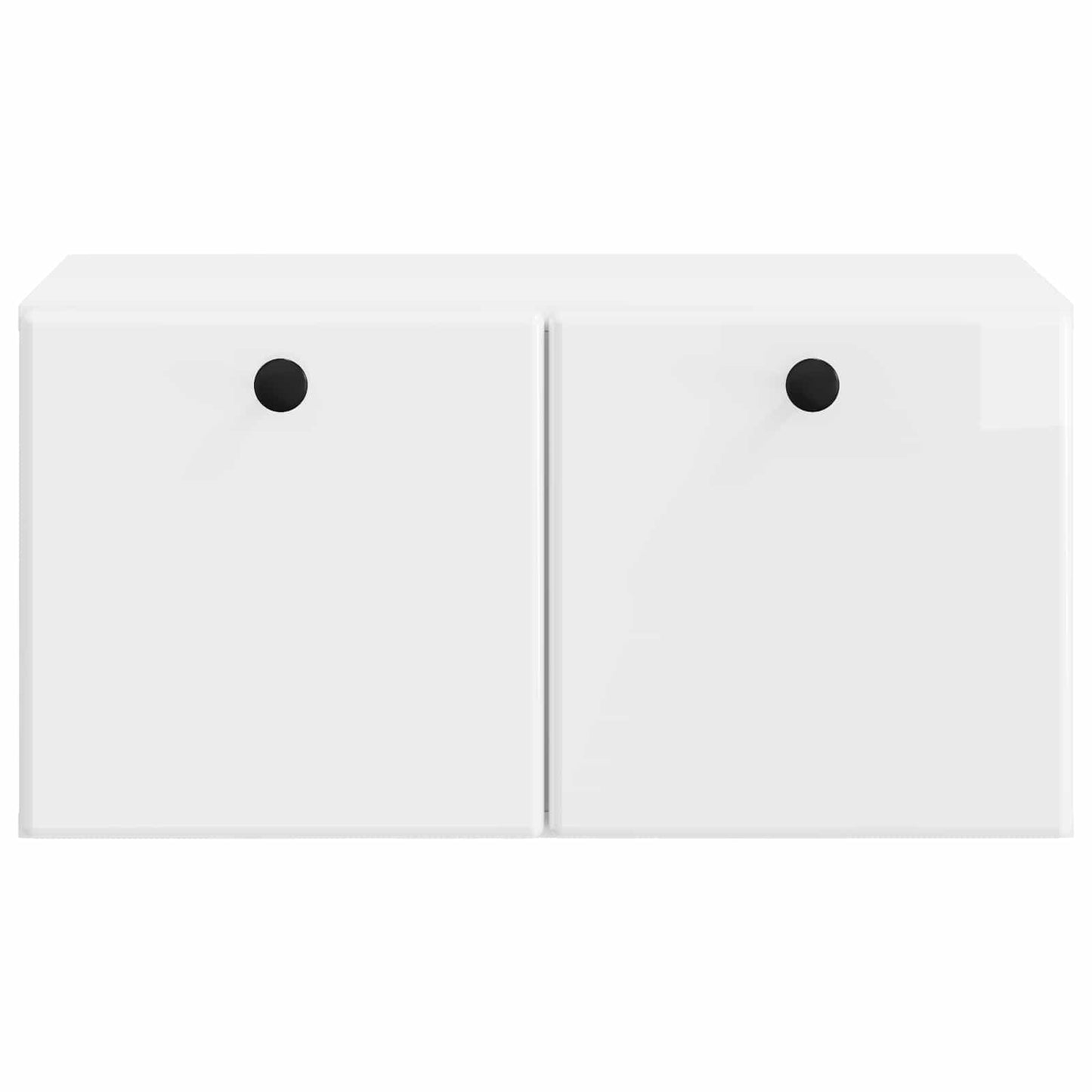 Wall-Mounted TV Cabinet 59.5 x 41 x 30 cm High Gloss White