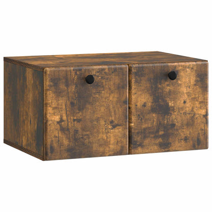 Wall-Mounted TV Cabinet 59.5 x 41 x 30 cm Smoked Oak