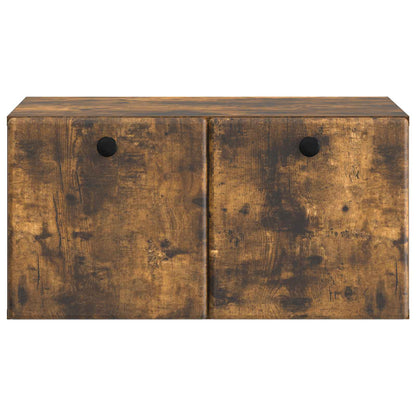 Wall-Mounted TV Cabinet 59.5 x 41 x 30 cm Smoked Oak