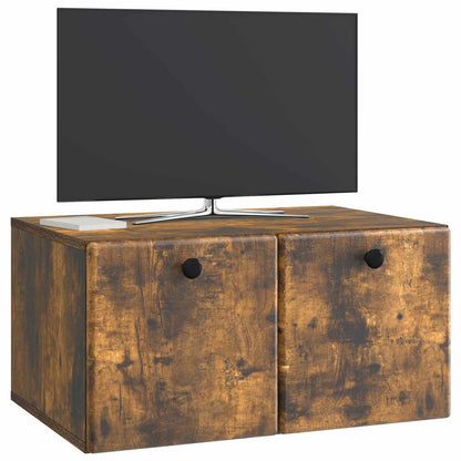 Wall-Mounted TV Cabinet 59.5 x 41 x 30 cm Smoked Oak