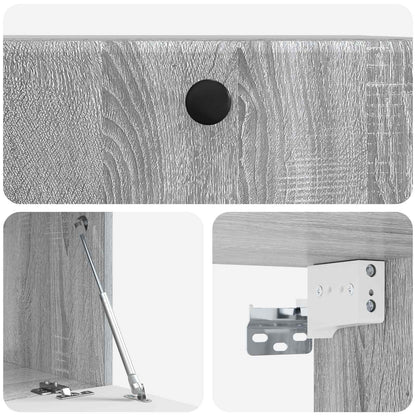 Wall-Mounted TV Cabinet 59.5 x 41 x 30 cm Grey Sonoma