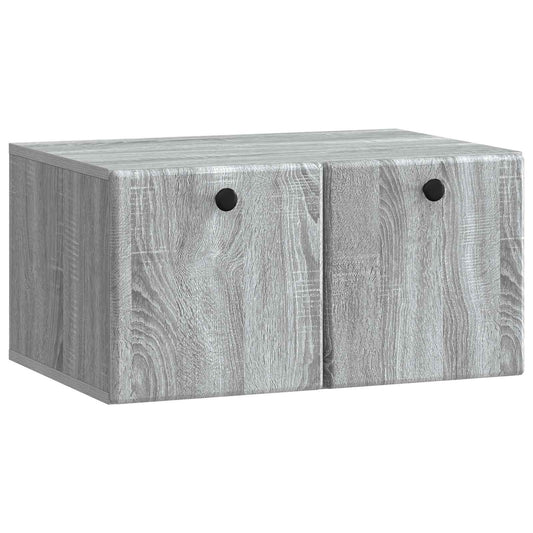 Wall-Mounted TV Cabinet 59.5 x 41 x 30 cm Grey Sonoma