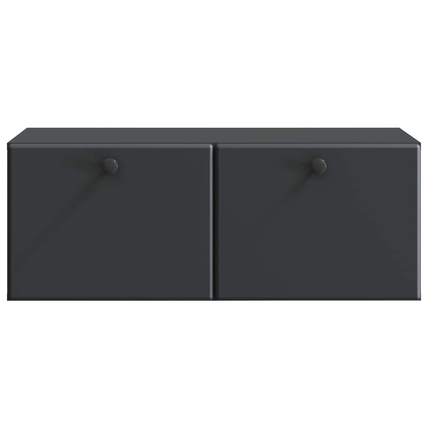 Wall-Mounted TV Cabinet 78.5 x 41 x 30 cm Black Engineered Wood