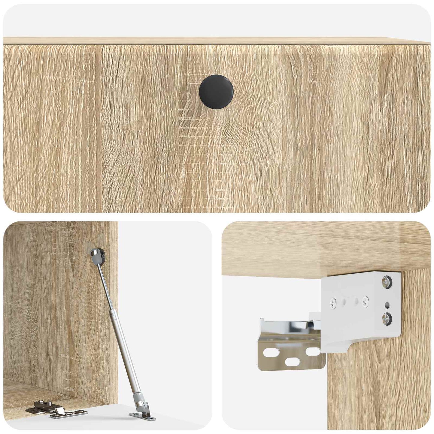 Wall-Mounted TV Cabinet 78.5 x 41 x 30 cm Sonoma Oak