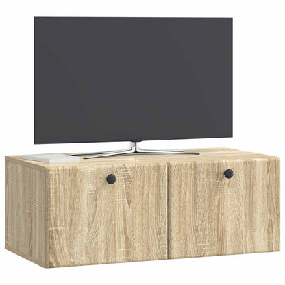 Wall-Mounted TV Cabinet 78.5 x 41 x 30 cm Sonoma Oak