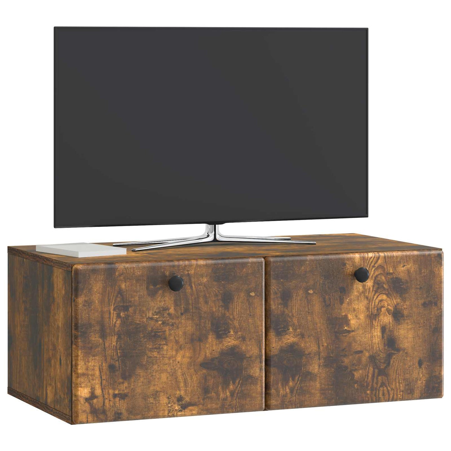 Wall-Mounted TV Cabinet 78.5 x 41 x 30 cm Smoked Oak