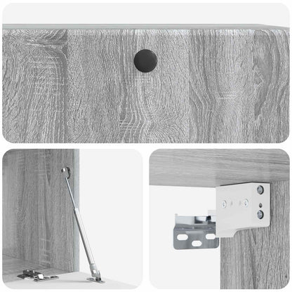 Wall-Mounted TV Cabinet 78.5 x 41 x 30 cm Grey Sonoma