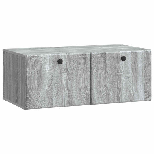 Wall-Mounted TV Cabinet 78.5 x 41 x 30 cm Grey Sonoma
