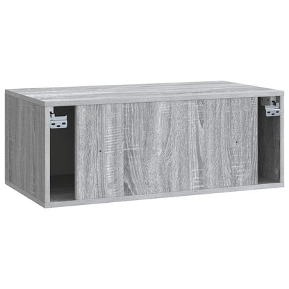 Wall-Mounted TV Cabinet 78.5 x 41 x 30 cm Grey Sonoma