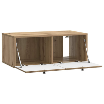 Wall-Mounted TV Cabinet 78.5 x 41 x 30 cm Artisan Oak