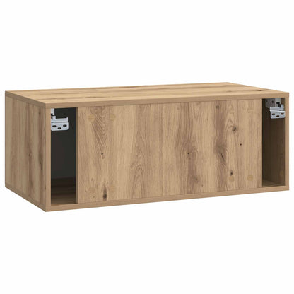 Wall-Mounted TV Cabinet 78.5 x 41 x 30 cm Artisan Oak