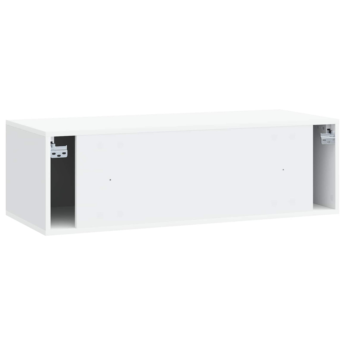 Wall-Mounted TV Cabinet 98 x 41 x 30 cm White Engineered Wood