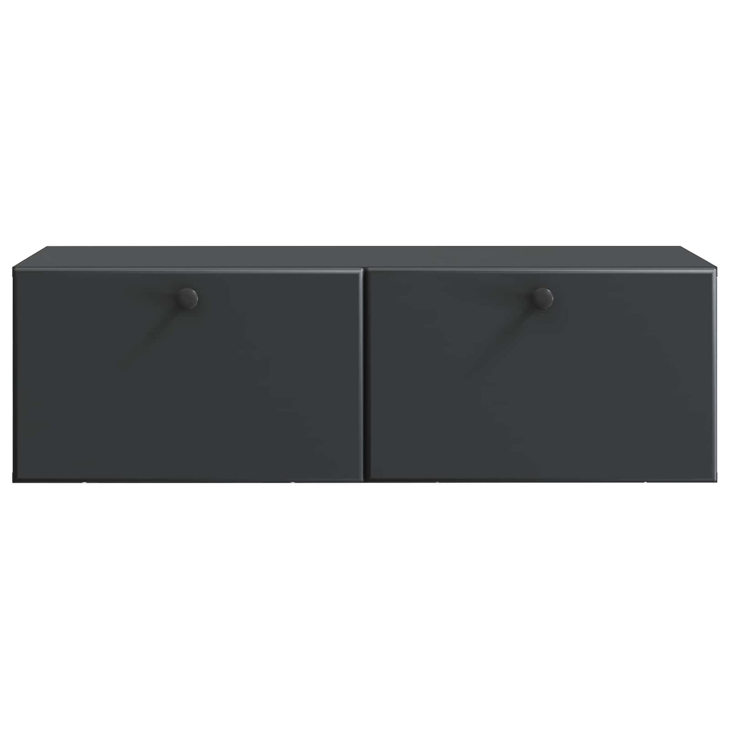Wall-Mounted TV Cabinet 98 x 41 x 30 cm Black Engineered Wood