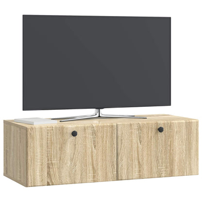 Wall-Mounted TV Cabinet 98 x 41 x 30 cm Sonoma Oak