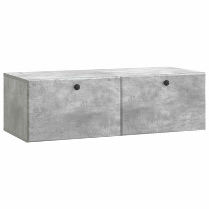 Wall-Mounted TV Cabinet 98 x 41 x 30 cm Concrete Grey