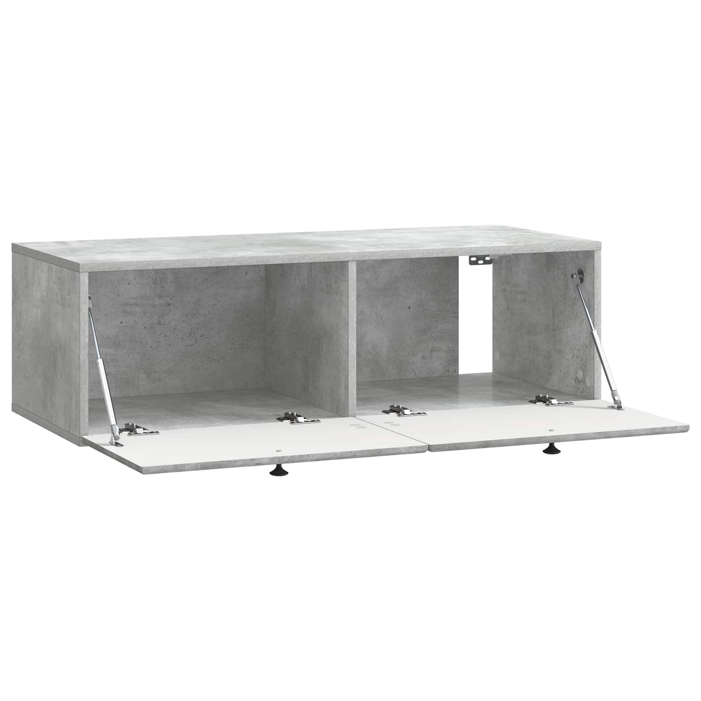 Wall-Mounted TV Cabinet 98 x 41 x 30 cm Concrete Grey