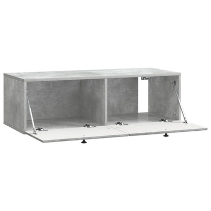 Wall-Mounted TV Cabinet 98 x 41 x 30 cm Concrete Grey