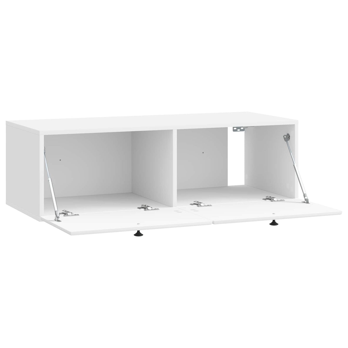 Wall-Mounted TV Cabinet 98 x 41 x 30 cm High Gloss White