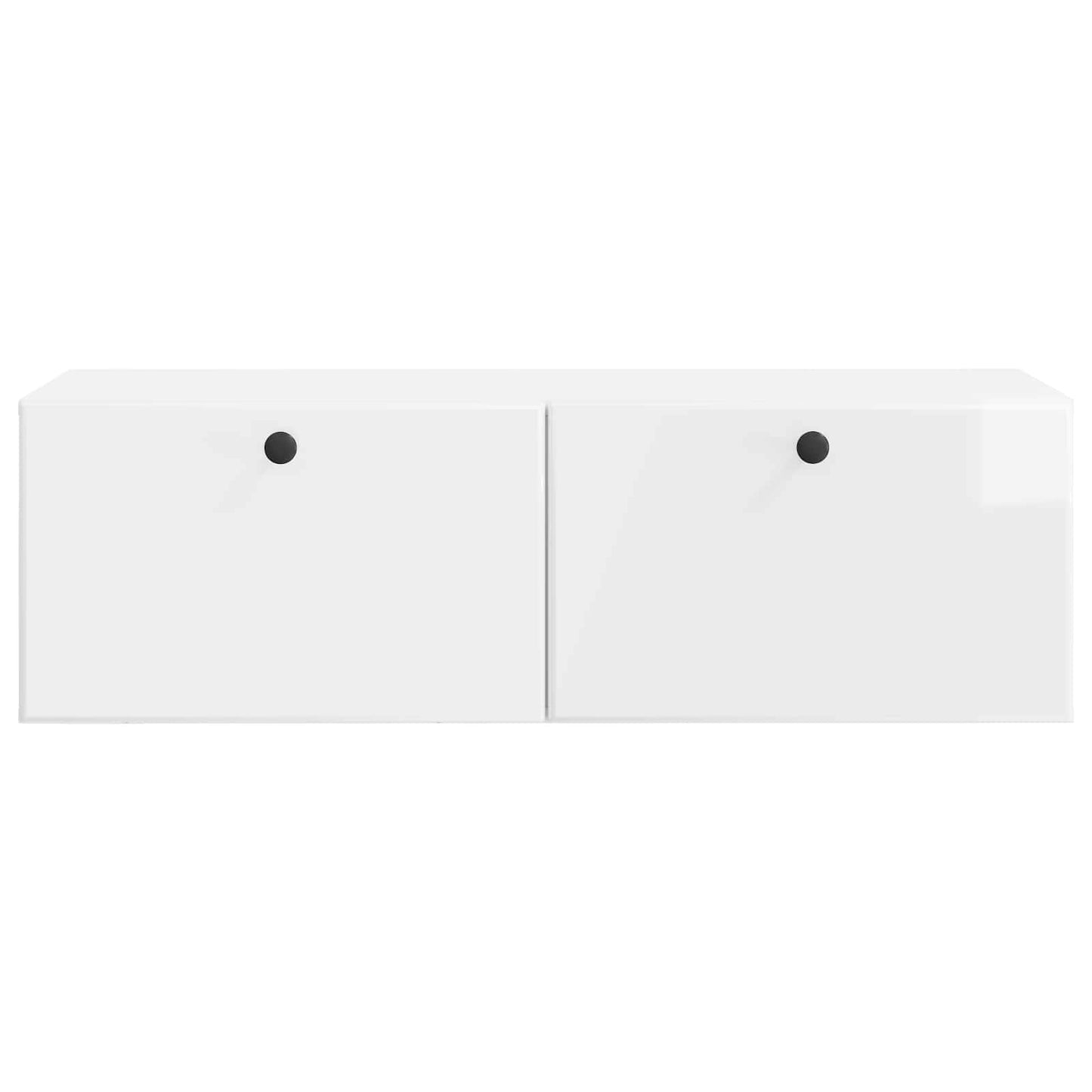 Wall-Mounted TV Cabinet 98 x 41 x 30 cm High Gloss White