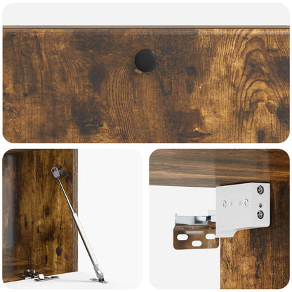 Wall-Mounted TV Cabinet 98 x 41 x 30 cm Smoked Oak