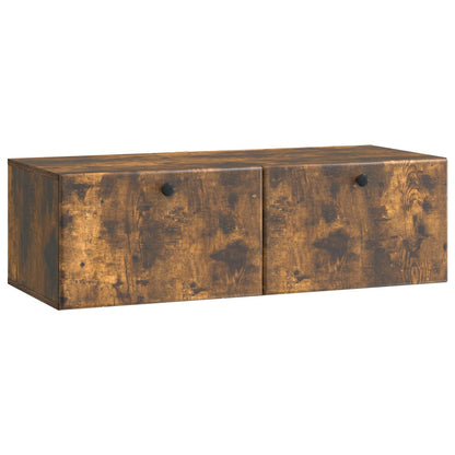 Wall-Mounted TV Cabinet 98 x 41 x 30 cm Smoked Oak