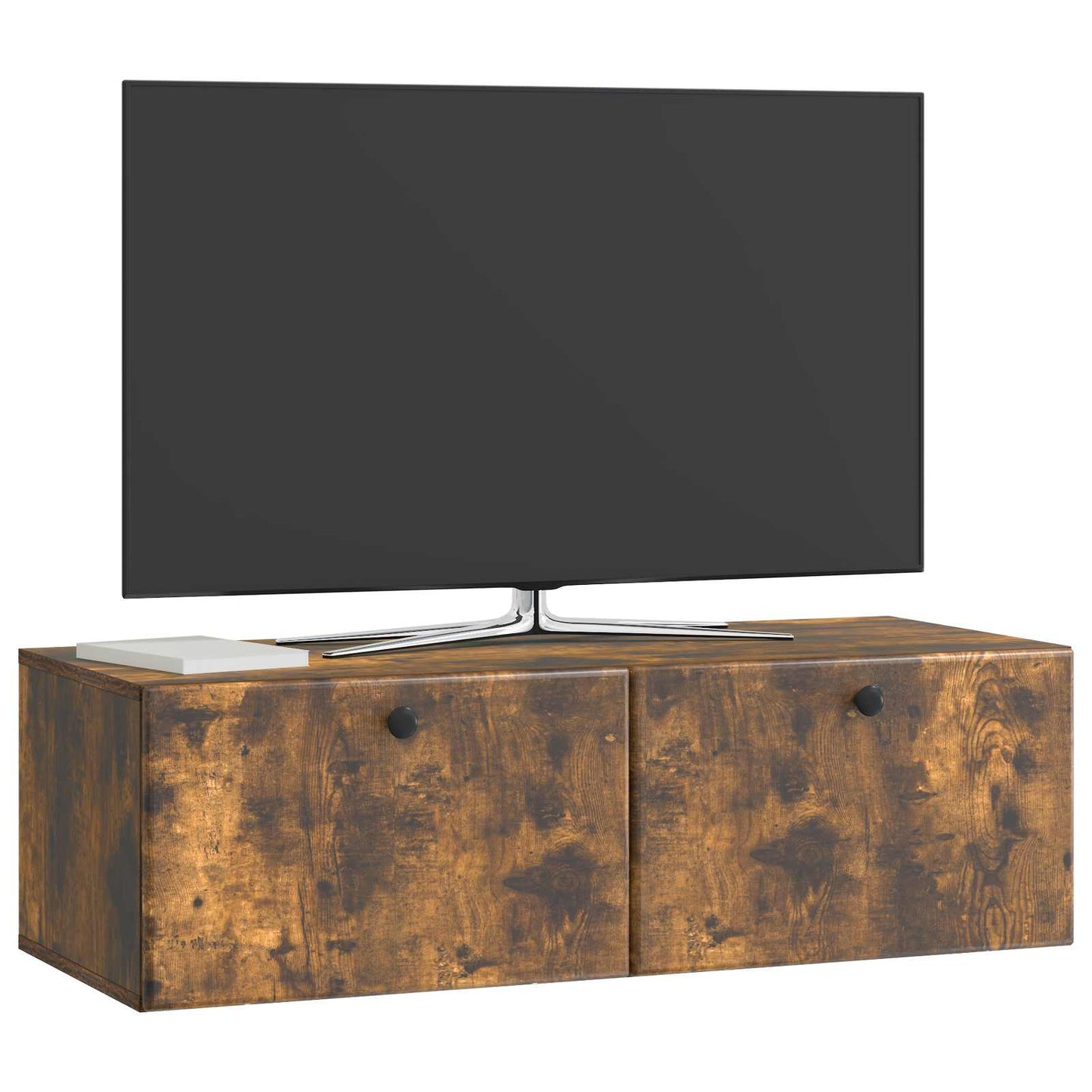Wall-Mounted TV Cabinet 98 x 41 x 30 cm Smoked Oak