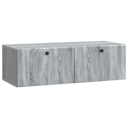 Wall-Mounted TV Cabinet 98 x 41 x 30 cm Grey Sonoma