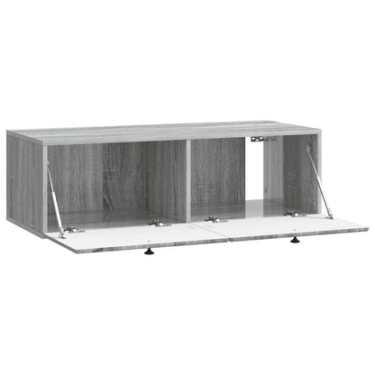Wall-Mounted TV Cabinet 98 x 41 x 30 cm Grey Sonoma