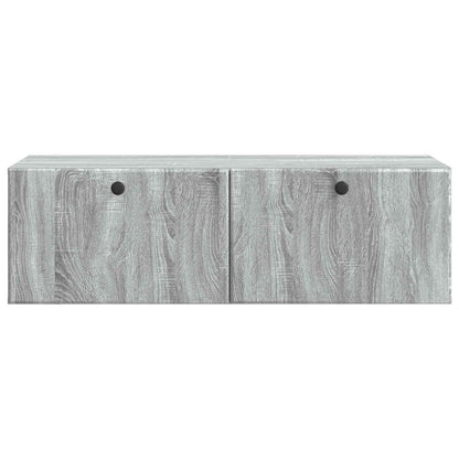 Wall-Mounted TV Cabinet 98 x 41 x 30 cm Grey Sonoma