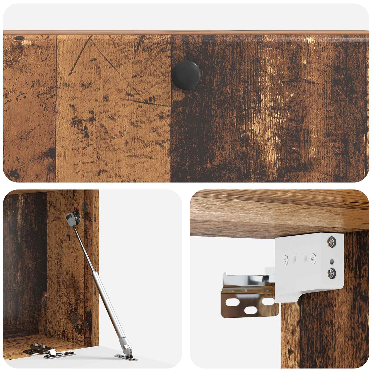 Wall-Mounted TV Cabinet 98 x 41 x 30 cm Old Wood