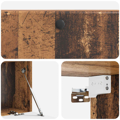 Wall-Mounted TV Cabinet 98 x 41 x 30 cm Old Wood