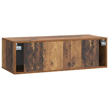 Wall-Mounted TV Cabinet 98 x 41 x 30 cm Old Wood