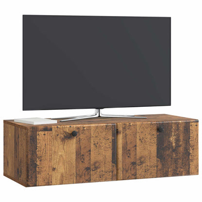 Wall-Mounted TV Cabinet 98 x 41 x 30 cm Old Wood