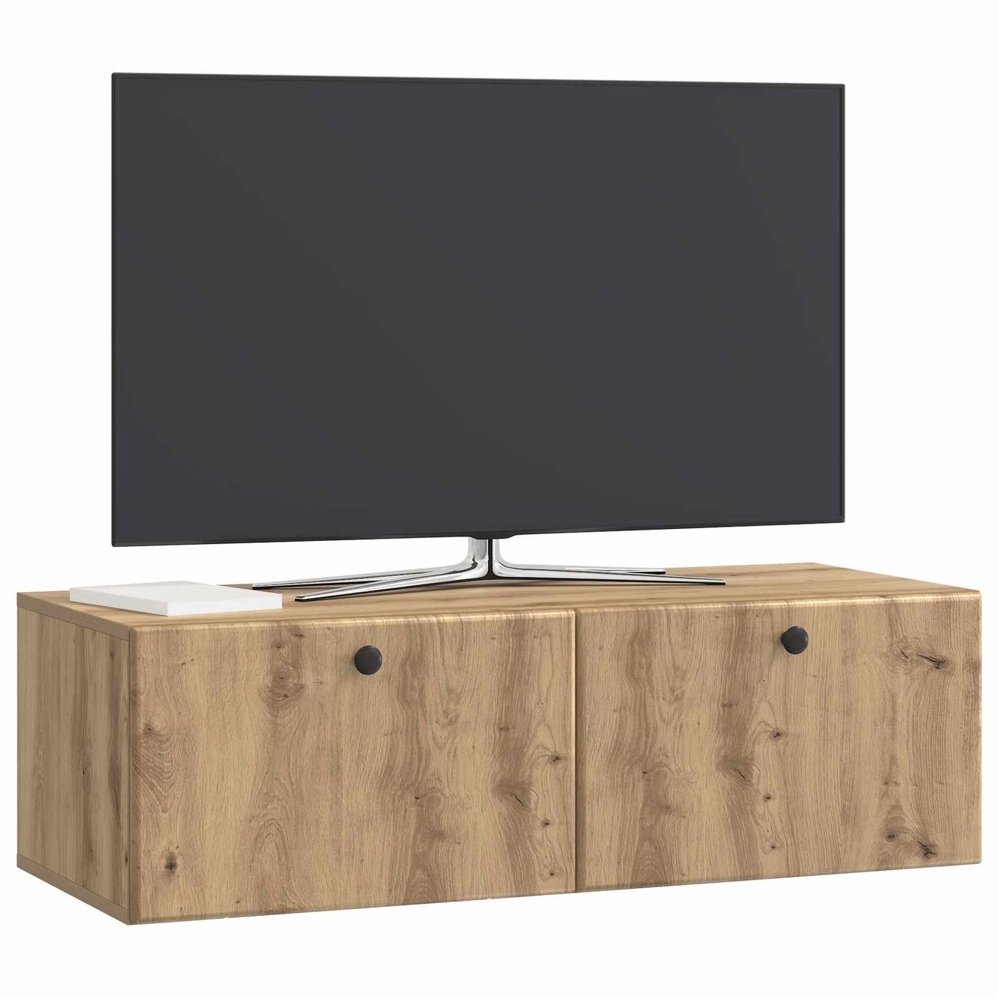Wall-Mounted TV Cabinet 98 x 41 x 30 cm Artisan Oak
