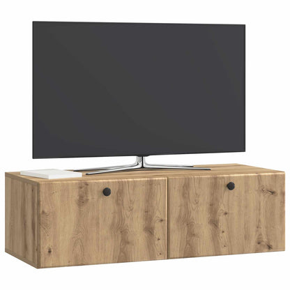 Wall-Mounted TV Cabinet 98 x 41 x 30 cm Artisan Oak