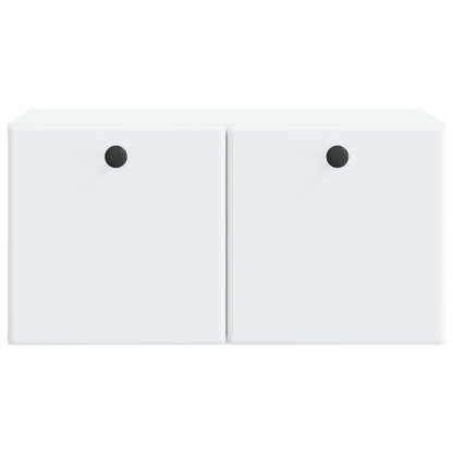 Wall-Mounted TV Cabinet 59.5 x 31 x 30 cm White Engineered Wood