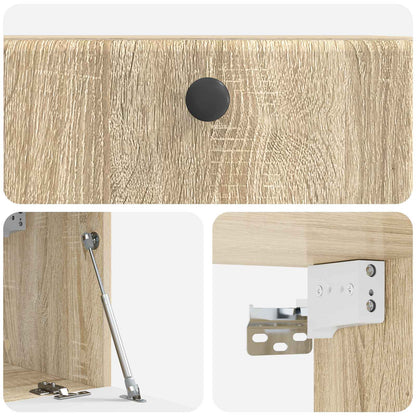 Wall-Mounted TV Cabinet 59.5 x 31 x 30 cm Sonoma Oak