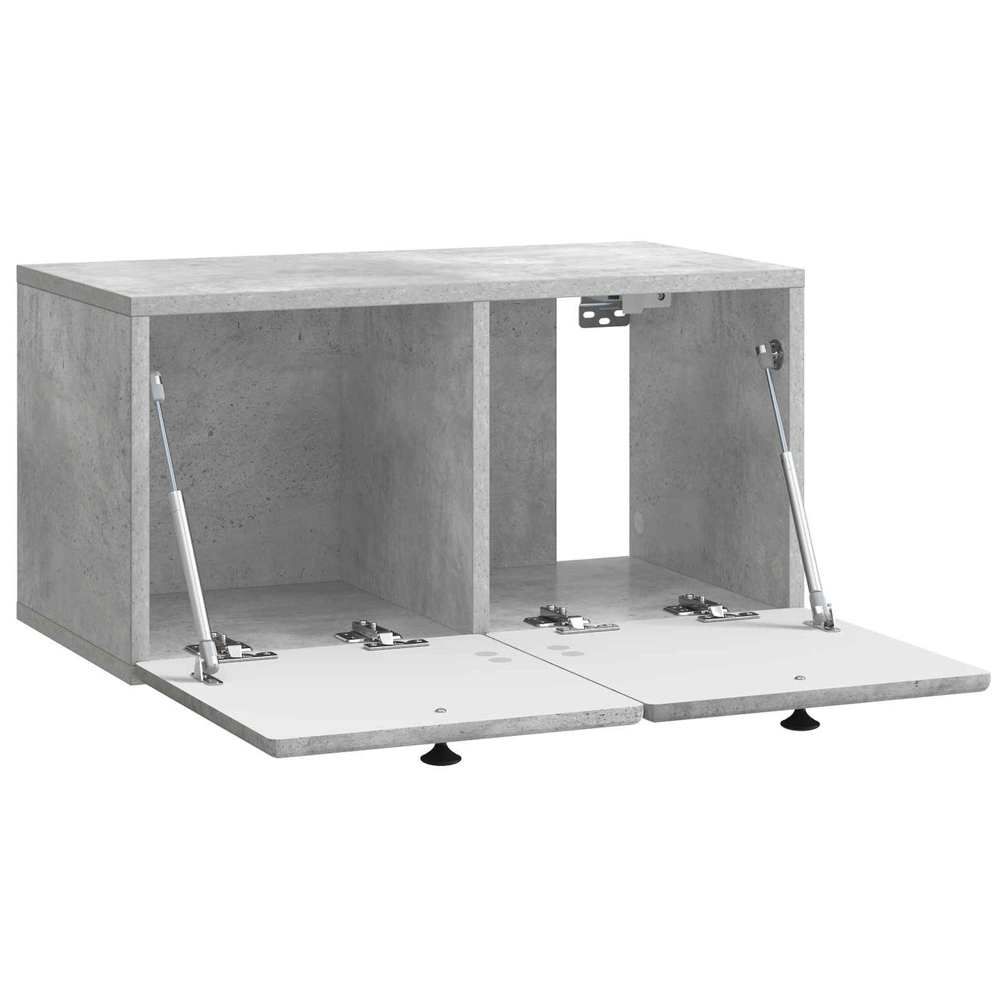 Wall-Mounted TV Cabinet 59.5 x 31 x 30 cm Concrete Grey