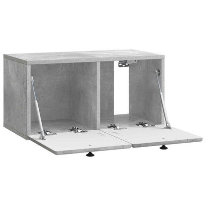 Wall-Mounted TV Cabinet 59.5 x 31 x 30 cm Concrete Grey